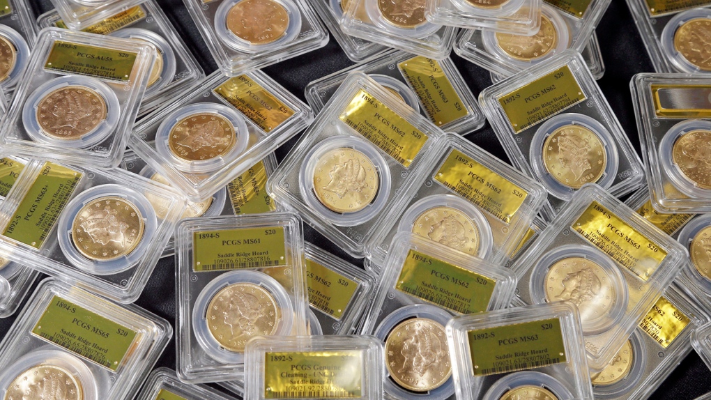 California gold coins to go up for sale