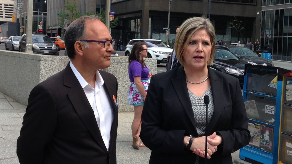 NDP's Andrea Horwath touts transit plan