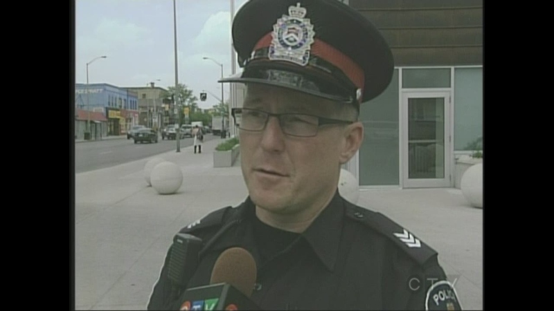 London police Sgt. Glenn Hadley was on duty when the call came in about a toddler left in a hot car at White Oaks Mall in London, Ont. on Saturday, May 31, 2014.