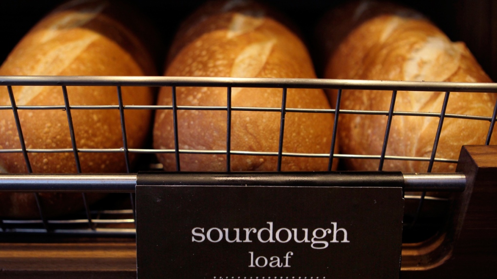 Bread at a Panera store in Brookline, Mass.