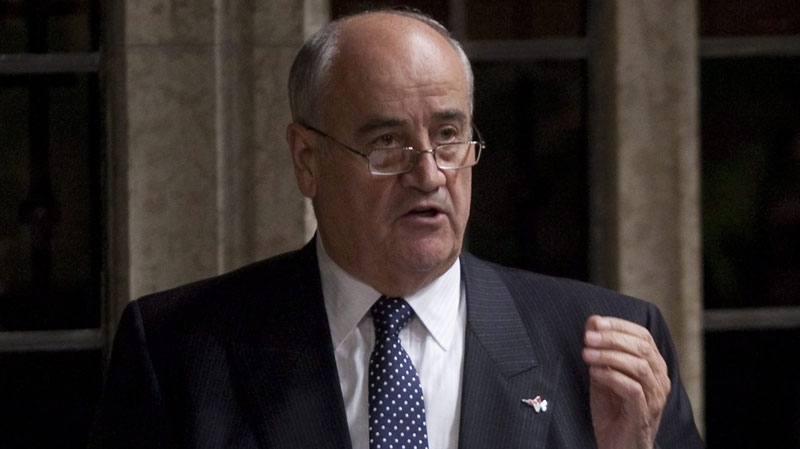 Member of Parliament Julian Fantino responds to a question during Question Period in the House of Commons in OTTAWA, ON Thursday November 17, 2011.