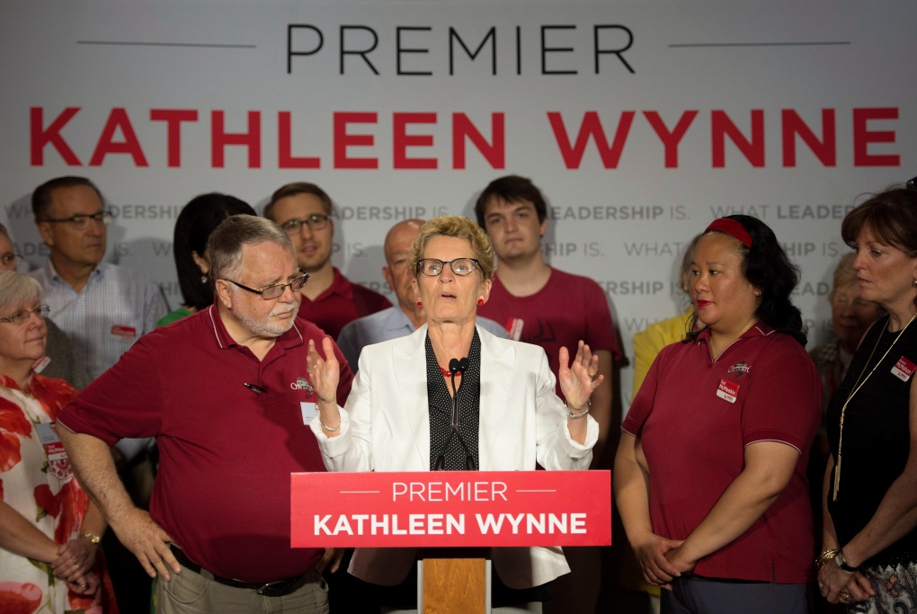 Ontario Liberal Leader Kathleen Wynne