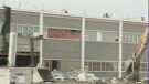 Crews began to dismantle the old Ernest Manning High School near Westbrook Mall on Thursday, December 1, 2011.