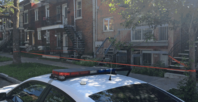 The two bodies found in Ville-Emard are connected, police said. (photo: CTV Montreal: Jason Clarke)