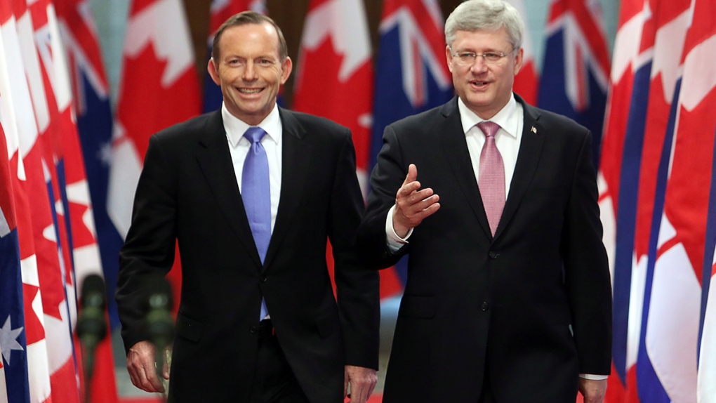 Harper touts Canada's record on climate change