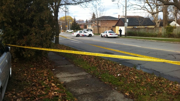 Police are investigating a suspicious death in North York after a body was found in a car Friday afternoon.