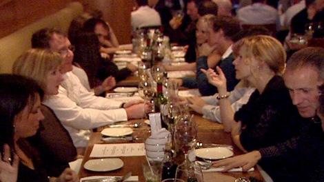 Members of the Ottawa Senators and Tampa Bay Lightning attended a fundraising dinner and auction Sunday, Dec. 4, 2011.