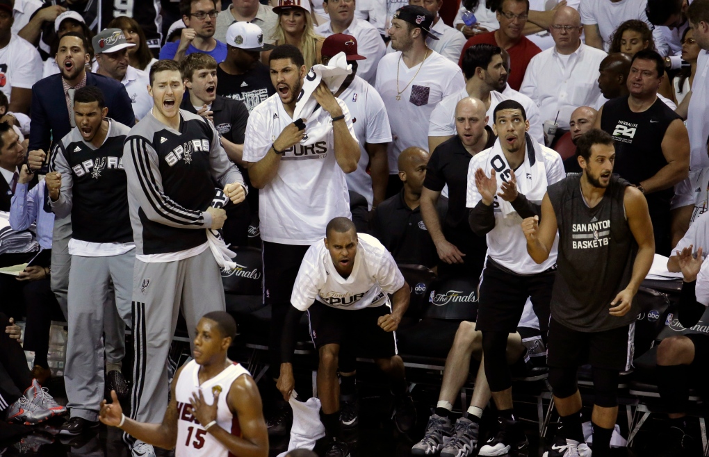 San Antonio Spurs during game 4 of NBA Finals