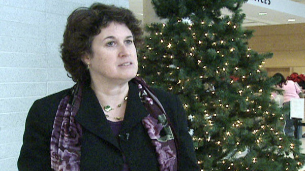 Mayor Karen Farbridge speaks with CTV News in Guelph, Ont. on Tuesday, Nov. 6, 2011.
