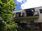Two people are dead and three others were transported to hospital after an apartment fire in Caledonia. (Carina Sledz / CTV Kitchener)