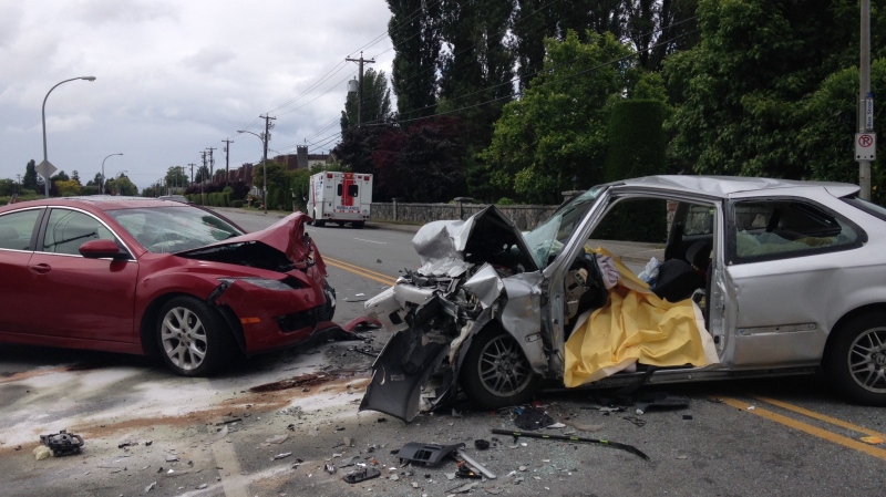 One person was killed in a car crash at Rosewood Gate and and Steveston Highway. (Handout)