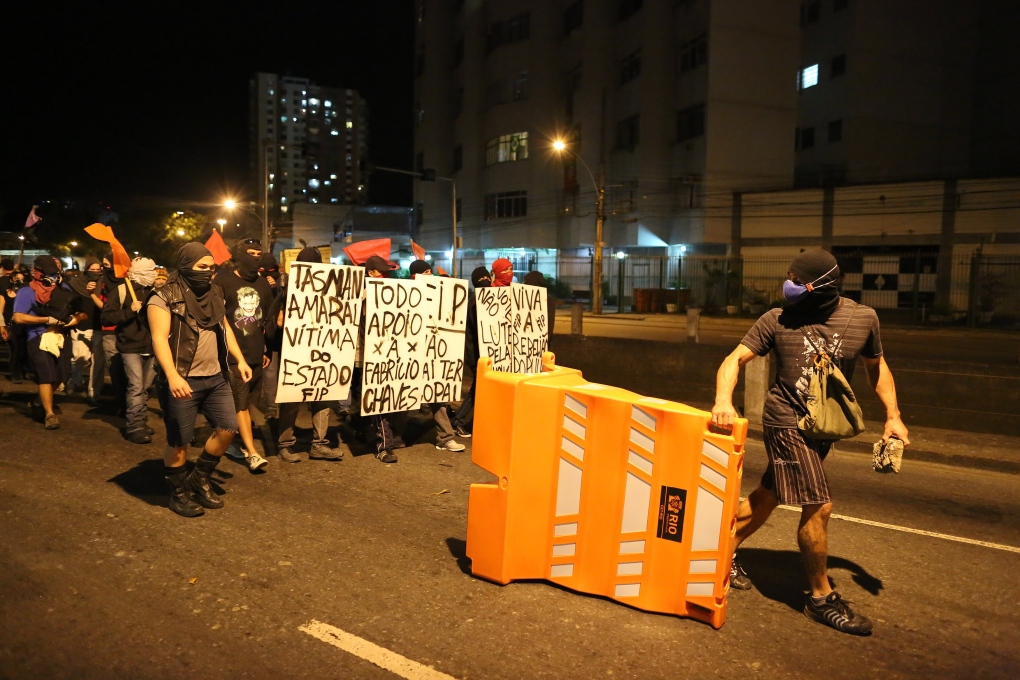 World Cup protesters rally in Rio