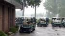 Abandoned golf carts sit in the parking lot of Bethesda Grange Golf Course in Stouffville on Tuesday, June 17, 2014. 