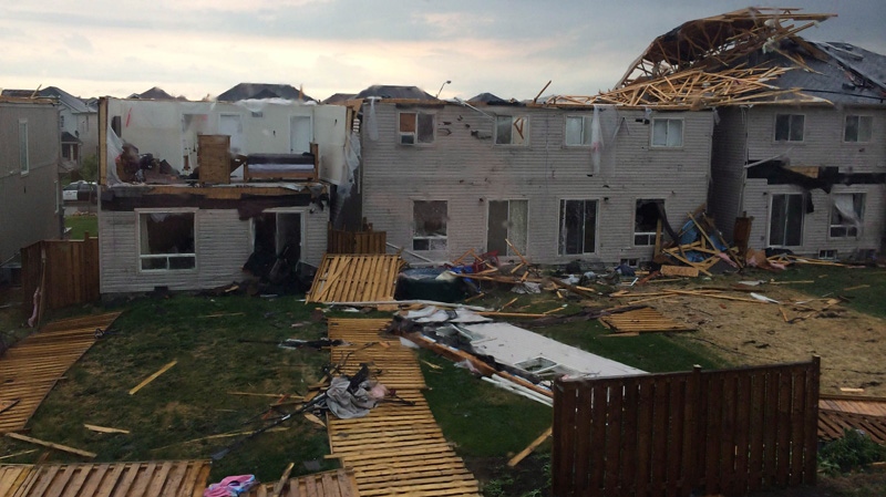 Tornado hits Angus, Ont.