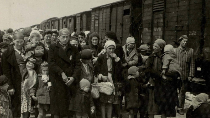 WWII Auschwitz camp in Birkenau