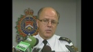 London Police Chief Brad Duncan says there was no choice but to cut staff as the force loses six officers on Wednesday, June 18, 2014.