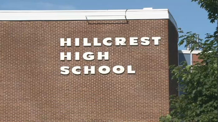 Hillcrest High School vandalized