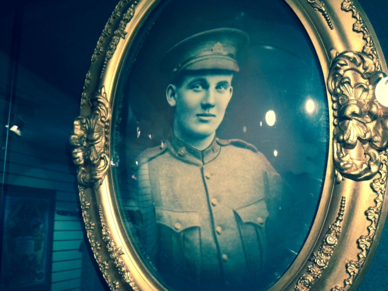 Ellis Wellwood Sifton portrait on display at the Elgin Military Museum. <br>
(Kathy Rumleski/CTV London)

