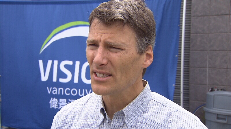 Vancouver Mayor Gregor Robertson said that while the number of murders in Vancouver was down overall in 2013, the latest brazen public shootings are cause for concern. (CTV)