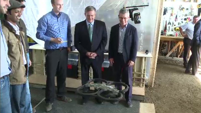 The provincial government and McCain Foods and will contribute $5 million to the five-year drone project, which the company says will benefit all farmers in New Brunswick.