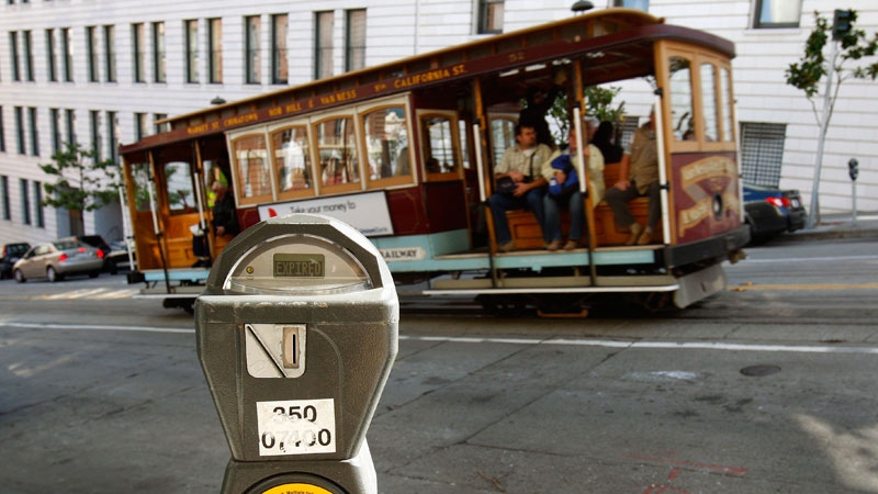 A parking meter in San Francisco