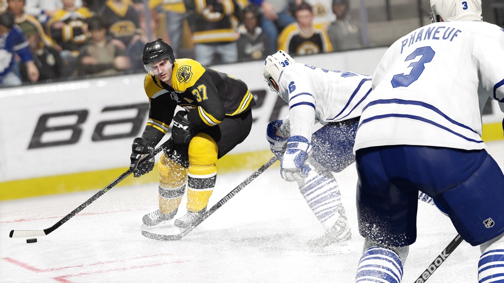 Screengrab of NHL 15 video game