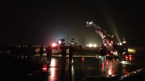 Two people died after a plane crashed in south Ottawa Wednesday, Dec. 14, 2011. 