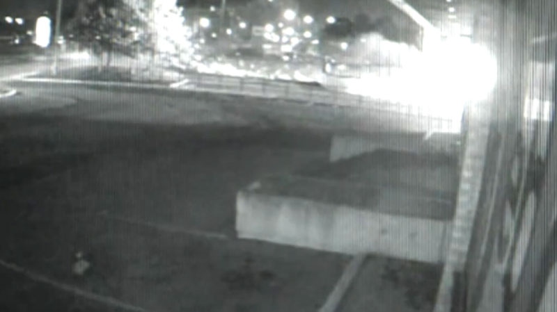 Peel police are looking for a suspect captured in this video on Tuesday, Dec. 14, 2011.
