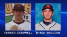 The Guardian newspaper in Charlottetown is reporting that two of the victims were Tanner Craswell and Mitch MacLean.