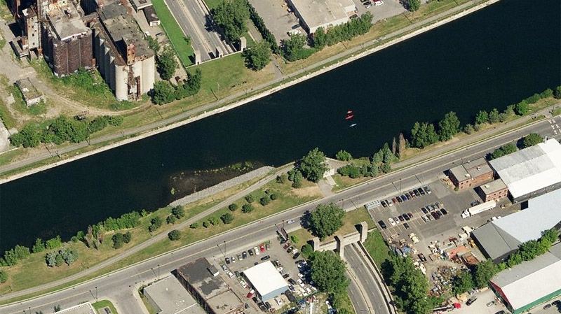 The Lachine Canal near St. Remi was the site of a 