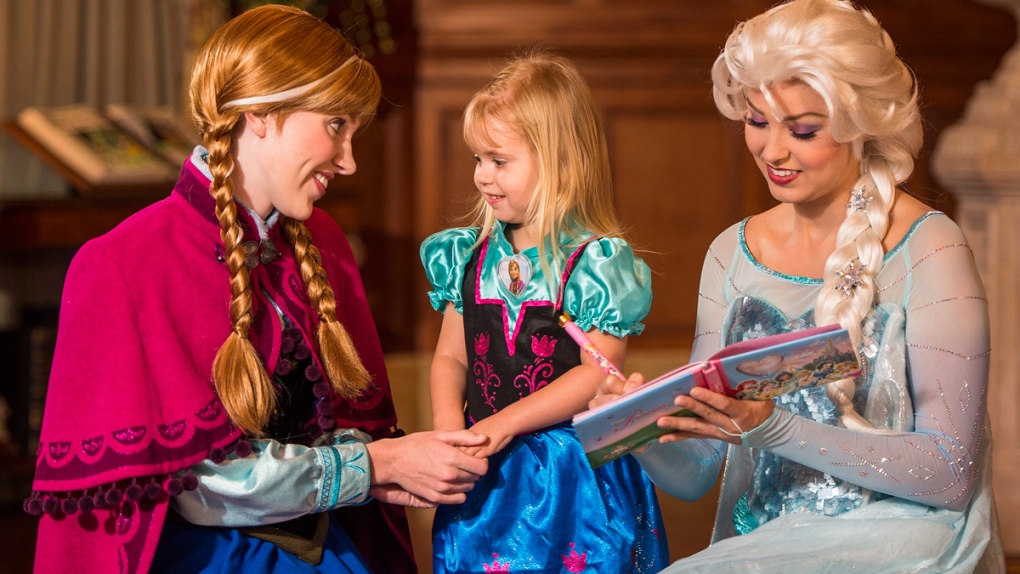 'Frozen' characters at Princess Fairytale Hall 