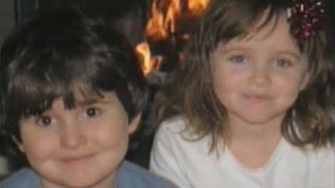 Dominic (left) and Abby Maryk are shown in a file image. 