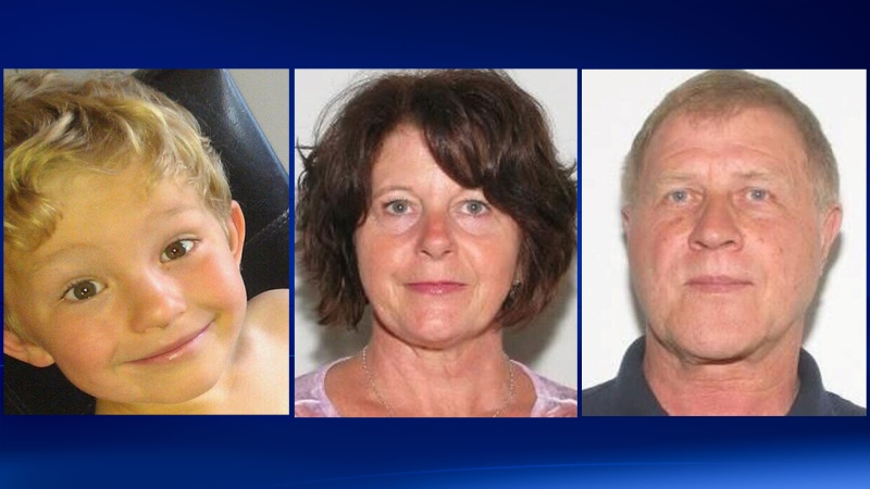 From left to right, Nathan O'Brien, 5, Kathryn Faye Liknes, 53, and Alvin Cecil Liknes, 66.