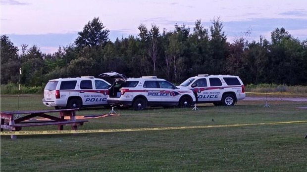 A 39-year-old man has died after a skydiving accident in Georgina, Ont. Saturday night. (Tom Podolec/ CTV News)