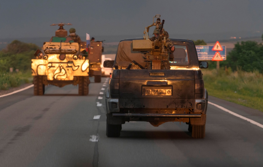 Military trucks in Ukraine