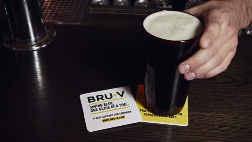 BRU-V keeps beer cool