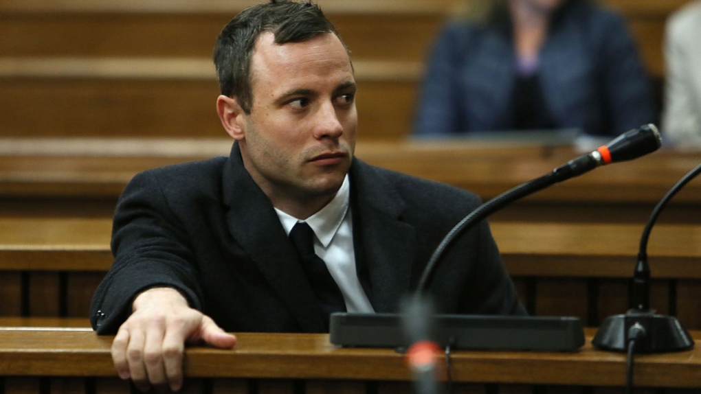 Oscar Pistorius appears in court in Pretoria