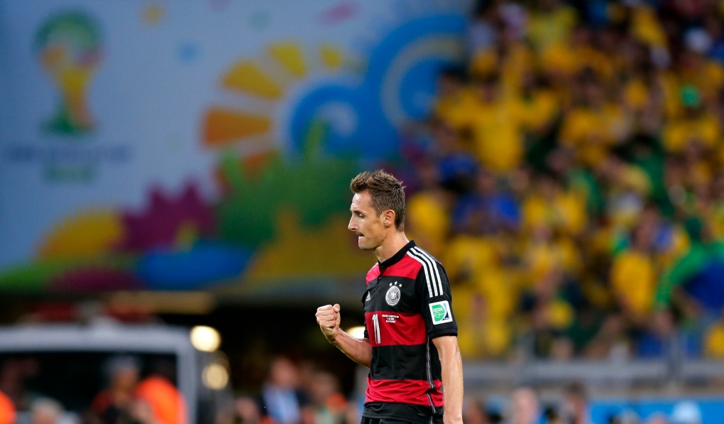 Miroslav Klose's record-breaking Germany shirt