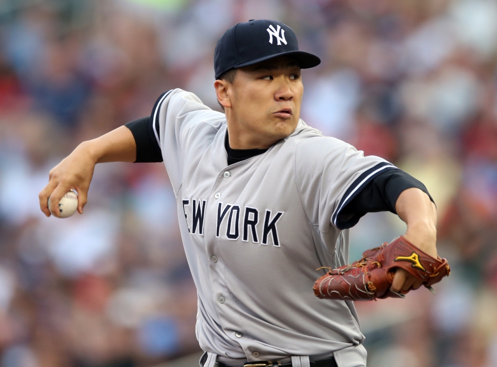 New York Yankees pitcher Masahiro Tanaka