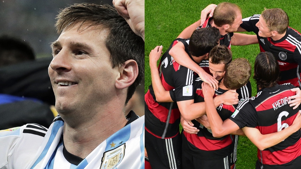 Argentina, Germany in World Cup finals
