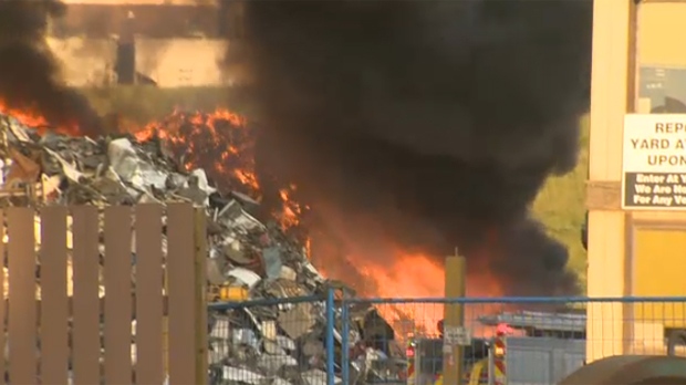 Calgary Metal Recycling - 2014 fire