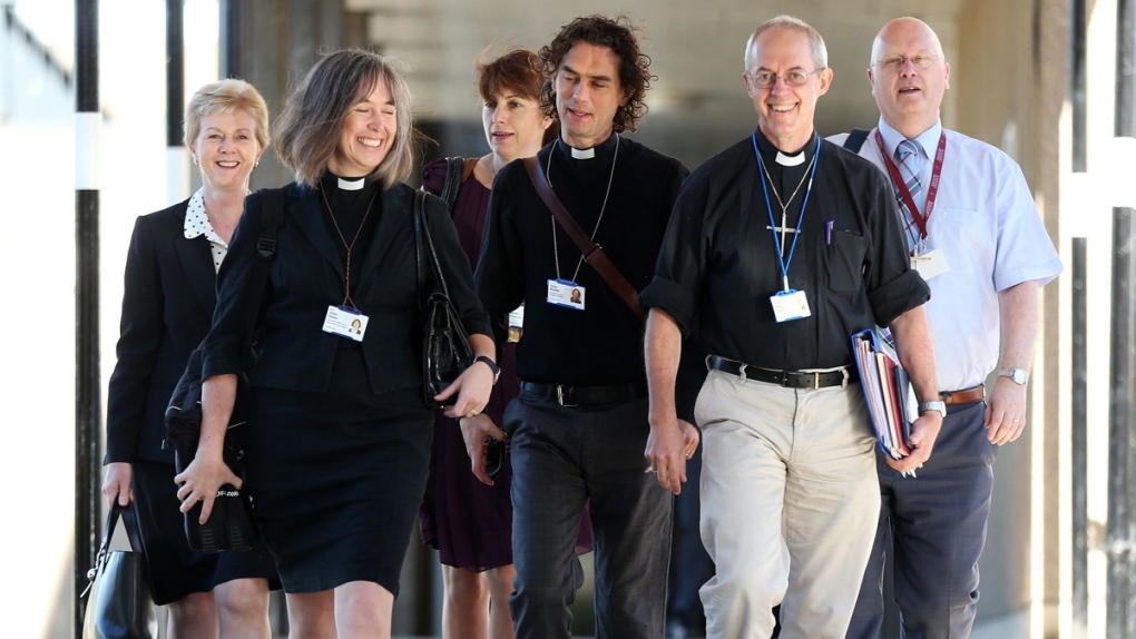 Archbishop of Canterbury Justin Welby second right