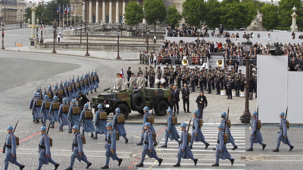 Bastille Day honours France's WWI dead
