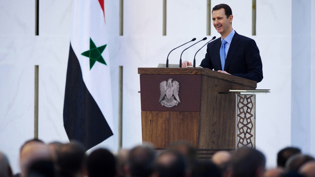 Syria's President Bashar Assad sworn in