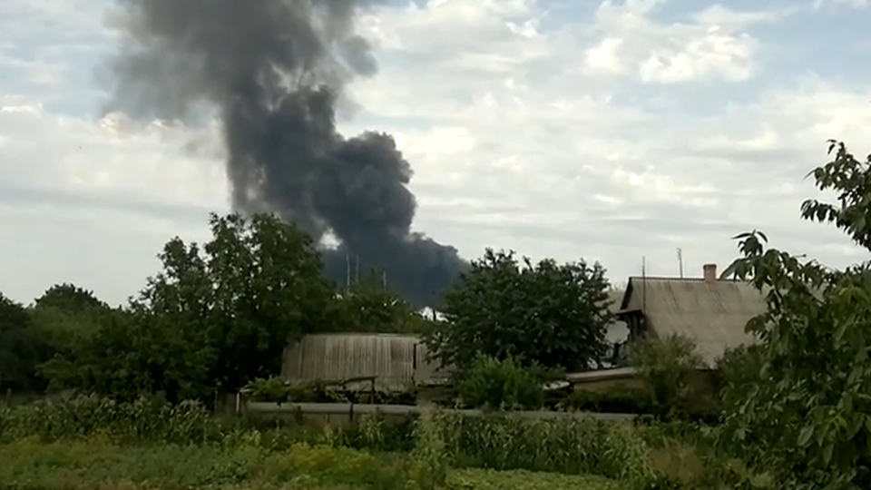 Malaysian plane crash video from Ukraine