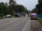 OPP investigate a collision on Perth Road 113 south of Stratford.