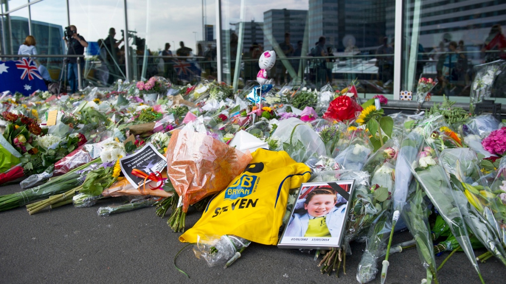 MH17 memorial at Schiphol airport in Amsterdam
