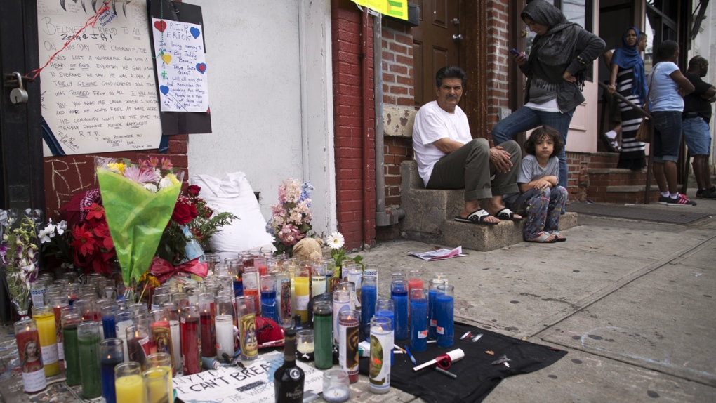 Memorial for Eric Garner in Staten Island