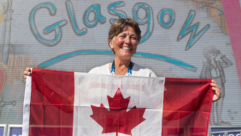 Susan Nattrass at the Commonwealth Games