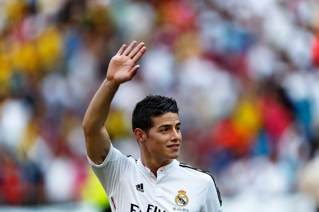 Real Madrid signs James Rodriguez